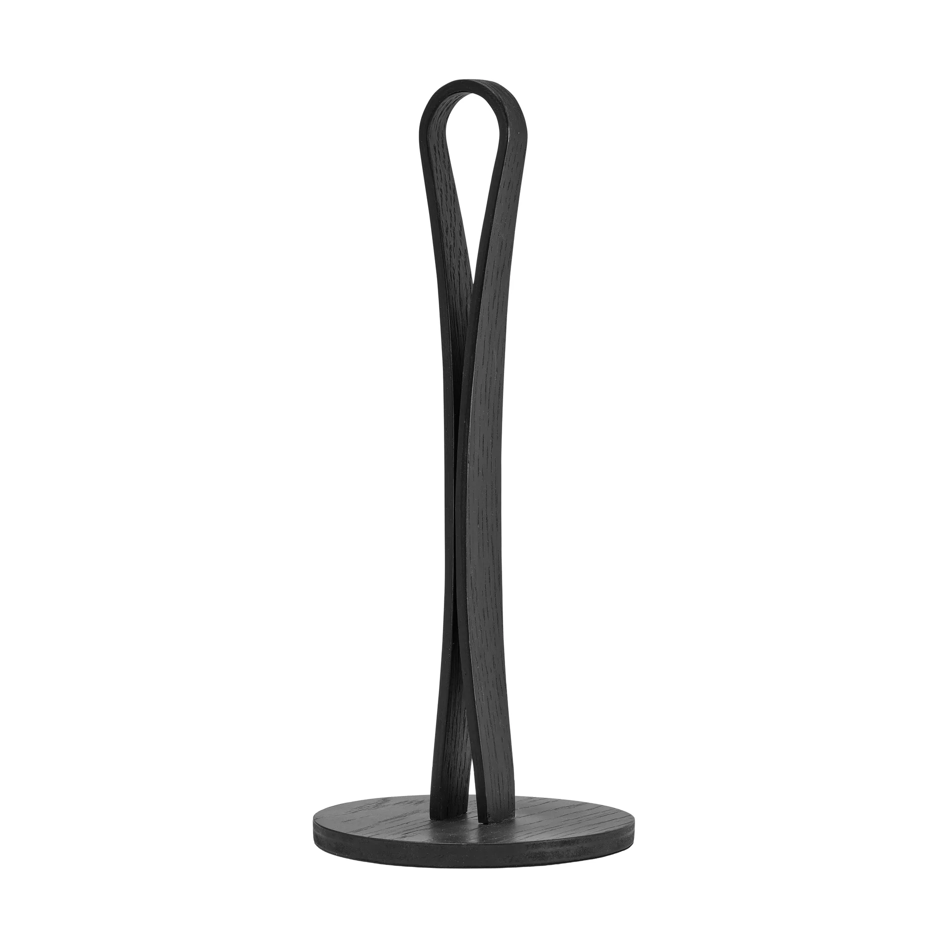 Woody ペーパータオルホルダー, Black stained oak Cooee Design | クーイーデザイン