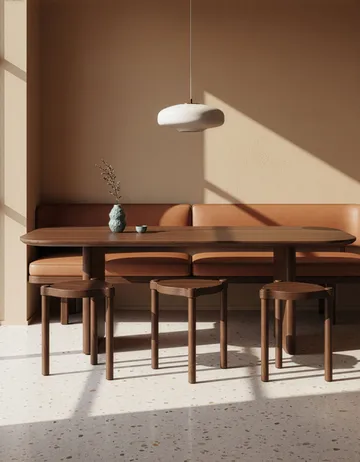 Woody スツール - Dark oak - Cooee Design | クーイーデザイン