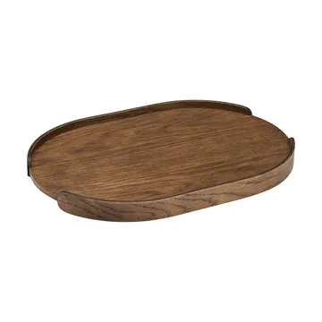 Woody トレイ - Dark stained oak, 28x40 cm - Cooee Design | クーイーデザイン