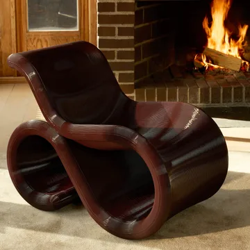 Éclair ラウンジチェア - Cherry - Crème Atelier