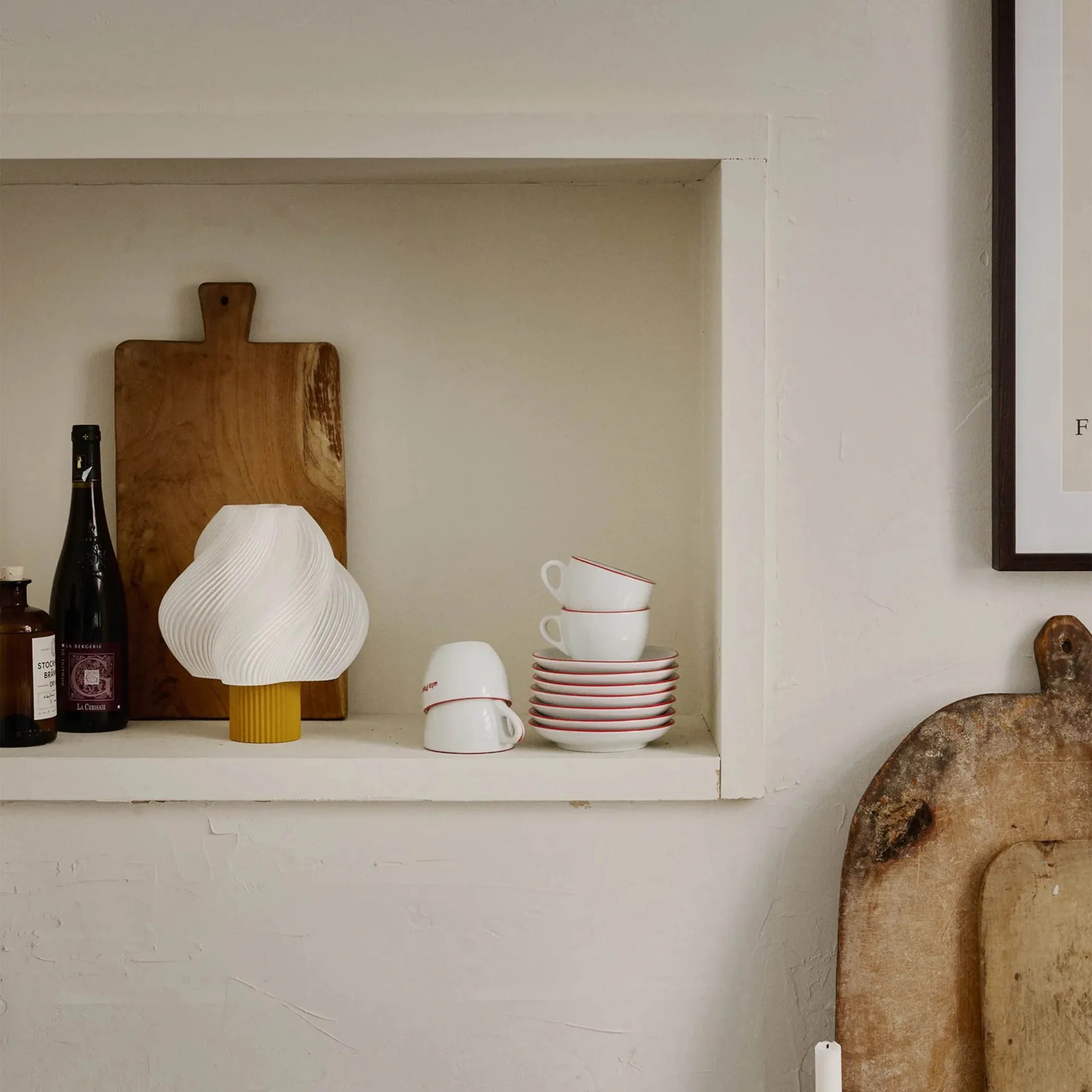 Soft Serve ポータブルテーブルランプ, Cloudberry, 23 cm Crème Atelier