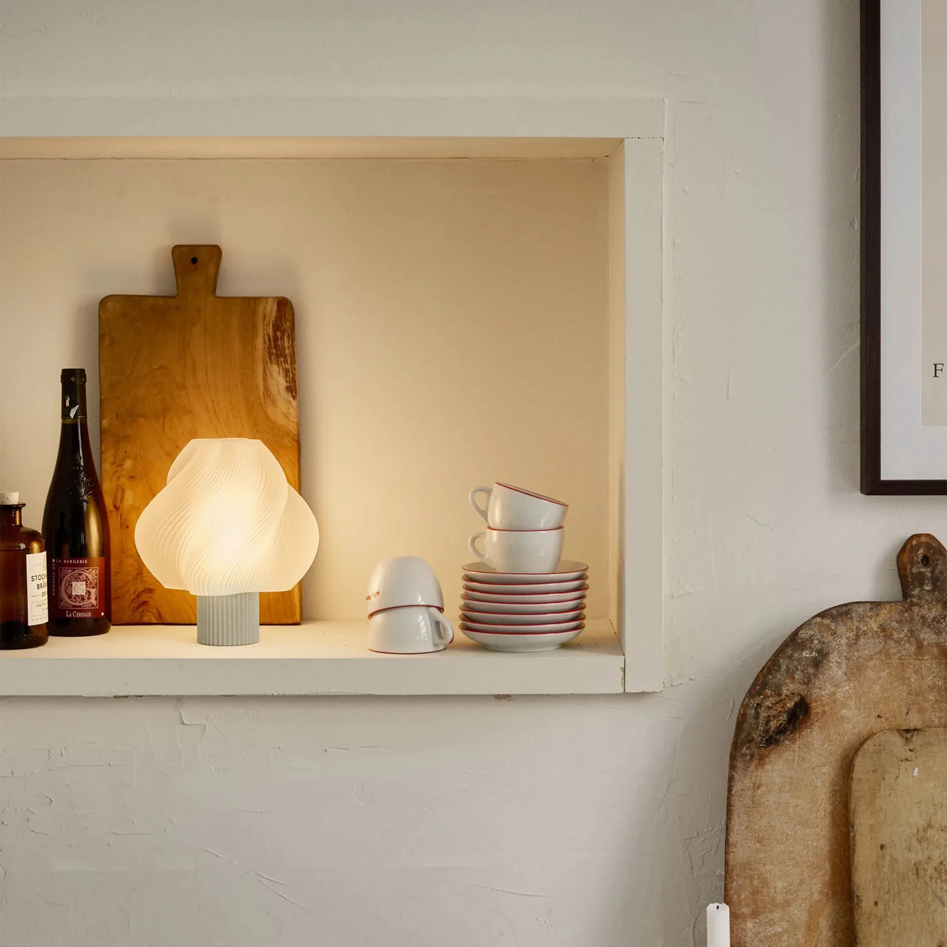 Soft Serve ポータブルテーブルランプ, Vanilla bean, 23 cm Crème Atelier