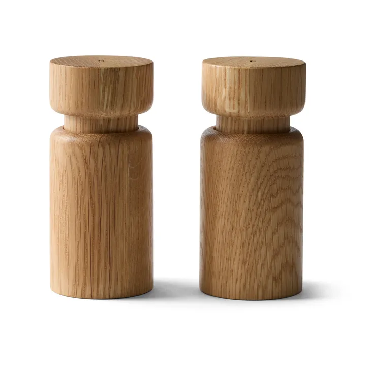 Helsinki ソルト＆ペッパーミルセット - Oak, Mini, 2 pieces - Crushgrind