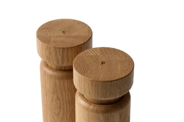 Helsinki ソルト＆ペッパーミルセット - Oak, Mini, 2 pieces - Crushgrind