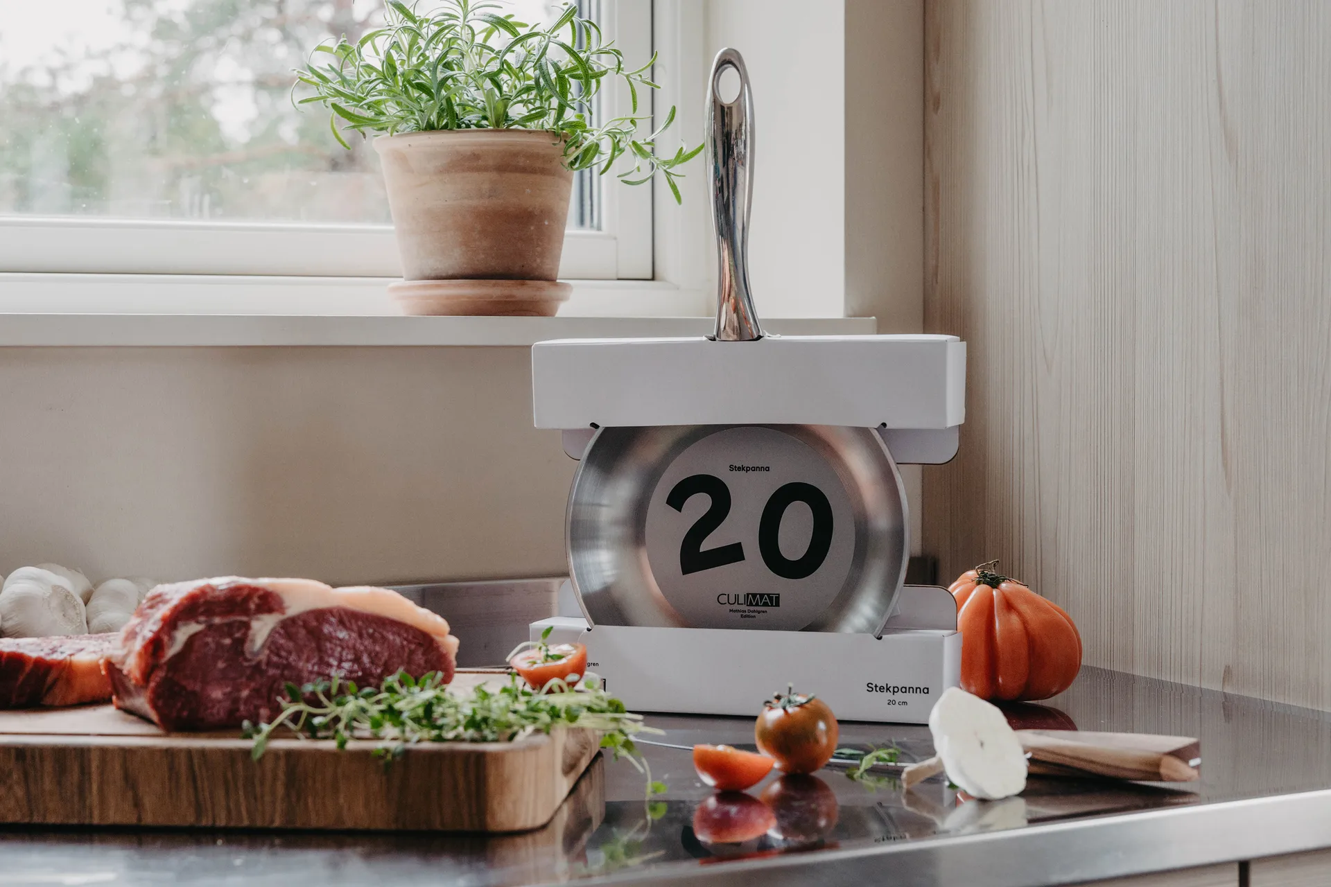 Culimat フライパン 5-Ply ステンレススチール, 20 cm Culimat