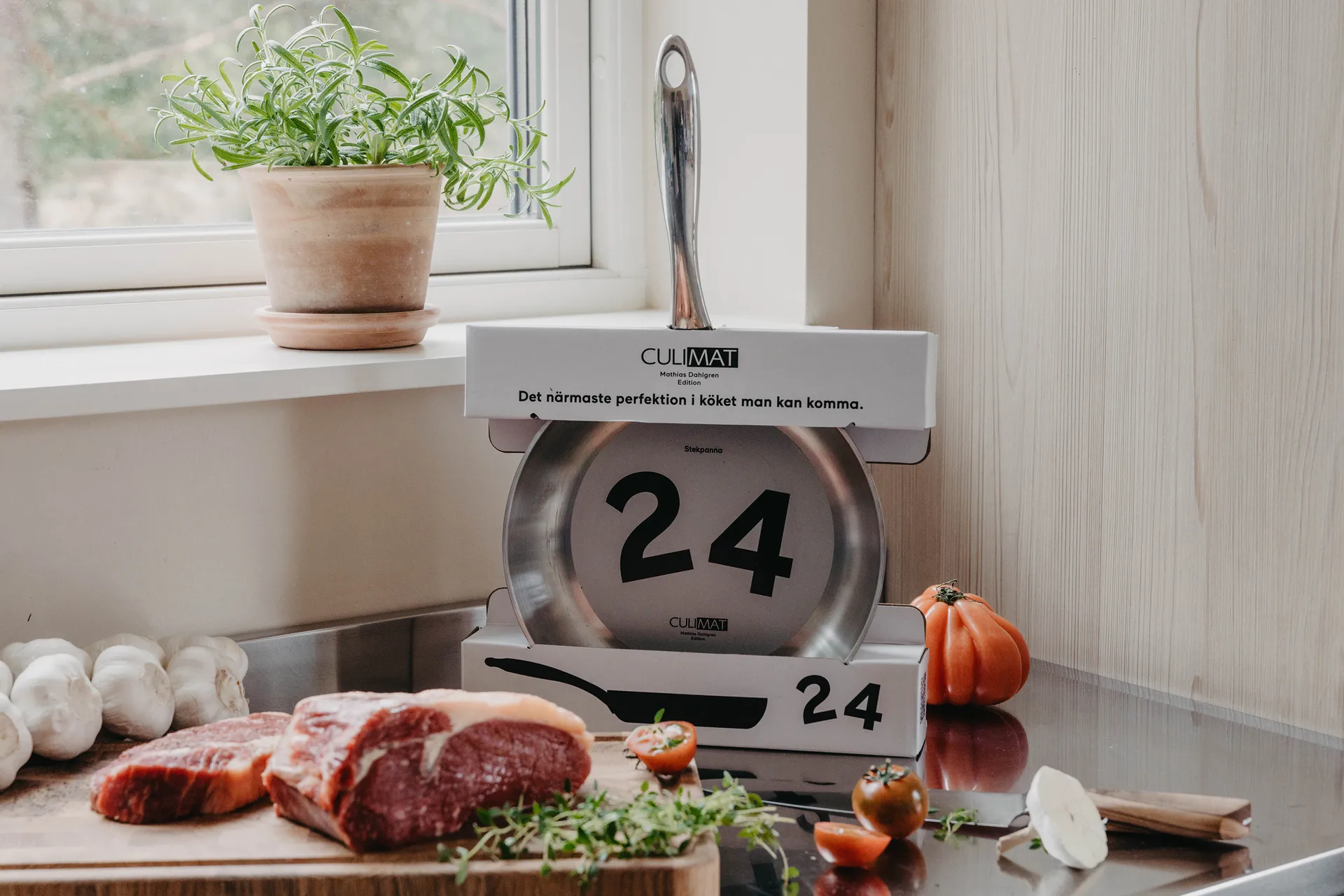 Culimat フライパン 5-Ply ステンレススチール, 24 cm Culimat