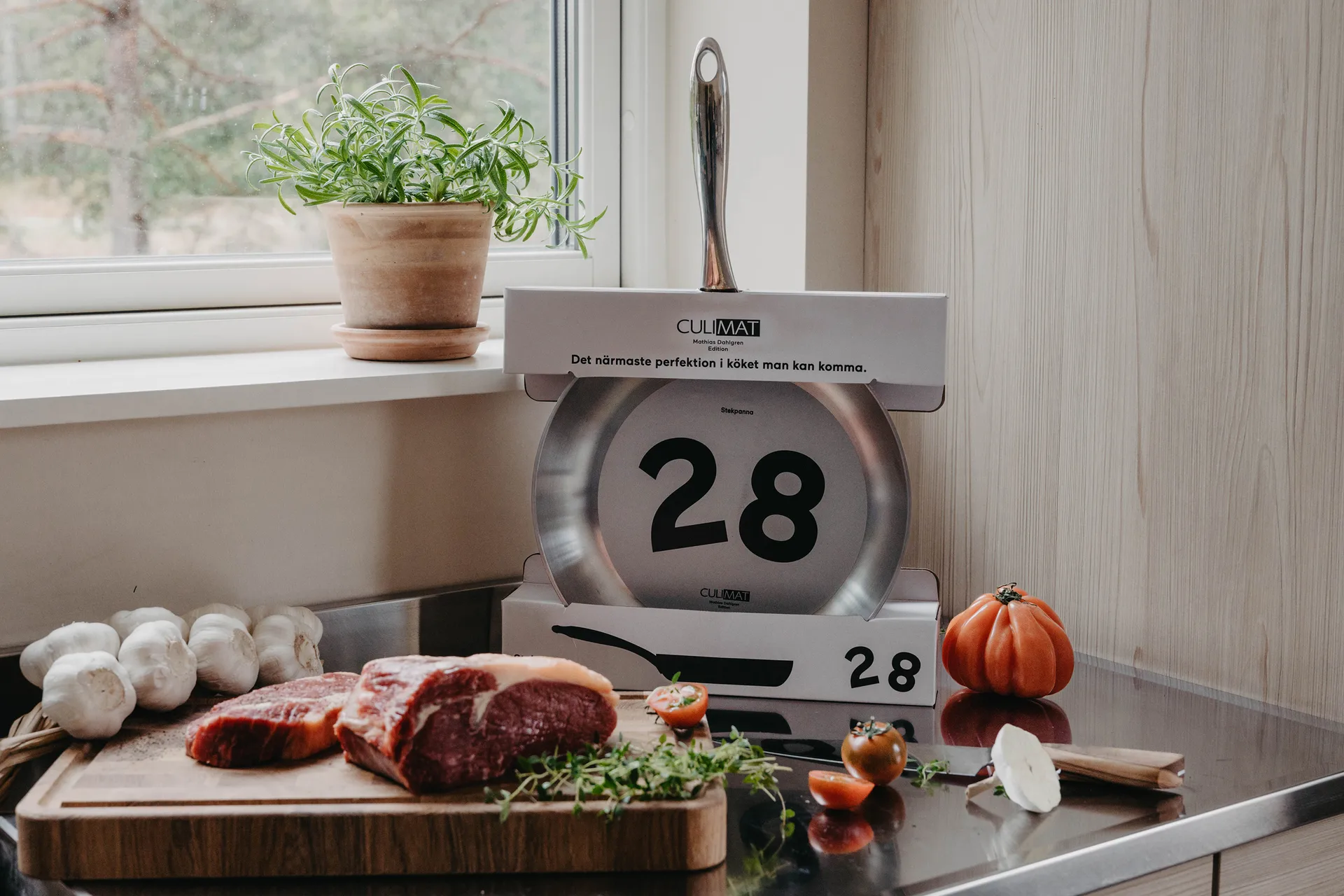 Culimat フライパン 5-Ply ステンレススチール, 28 cm Culimat