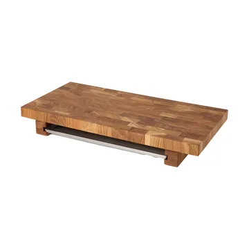 Culimat カッティングボード 50x25 cm - Oak-Stainless Steel Tray - Culimat