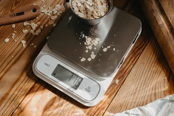 デジタルキッチンスケール 防水 - White-silver - Culimat