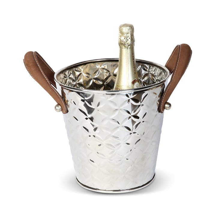 French Fleur ワインクーラー レザーハンドル付き, Stainless steel Culinary Concepts