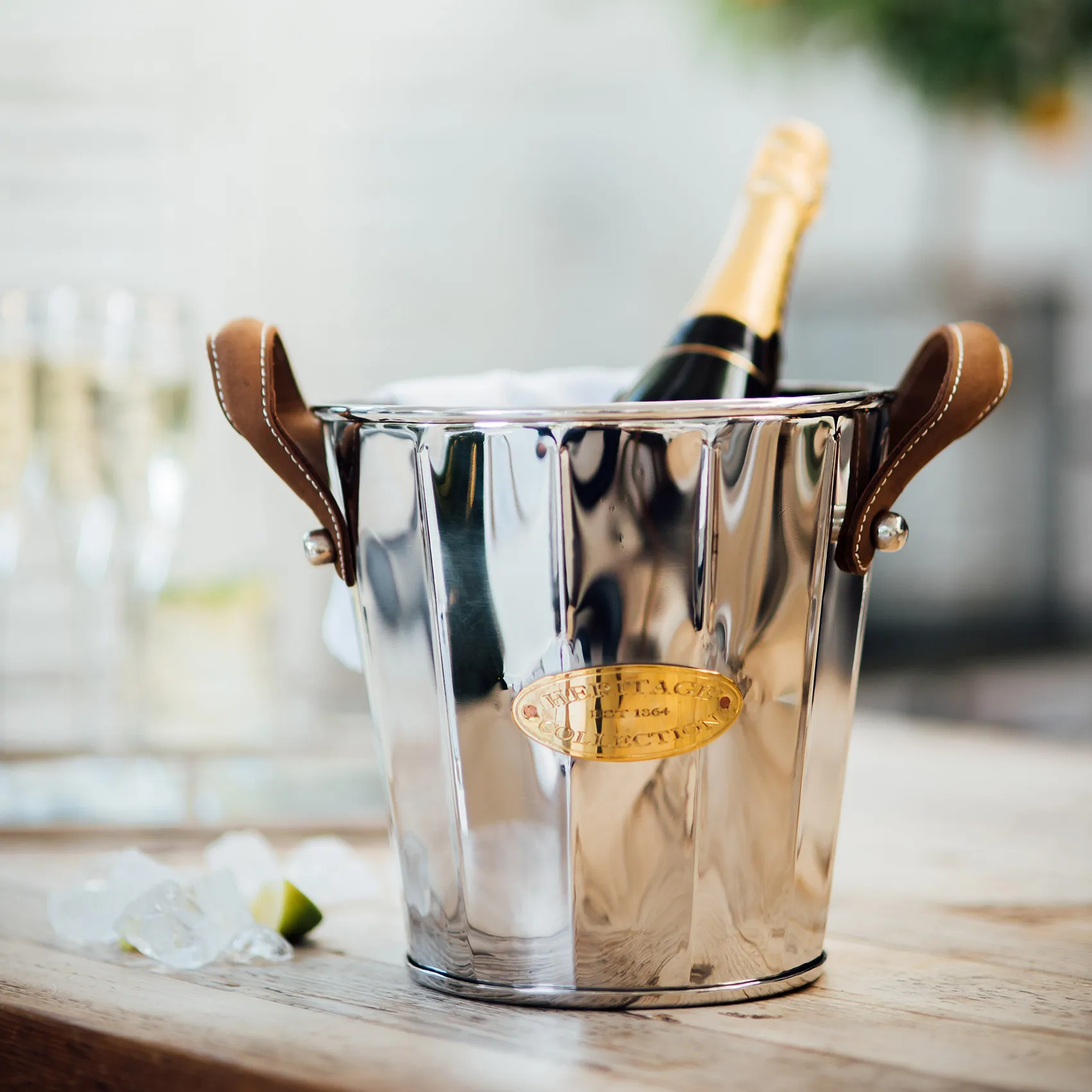 Heritage ワインクーラー レザーハンドル付き, 23 cm Culinary Concepts