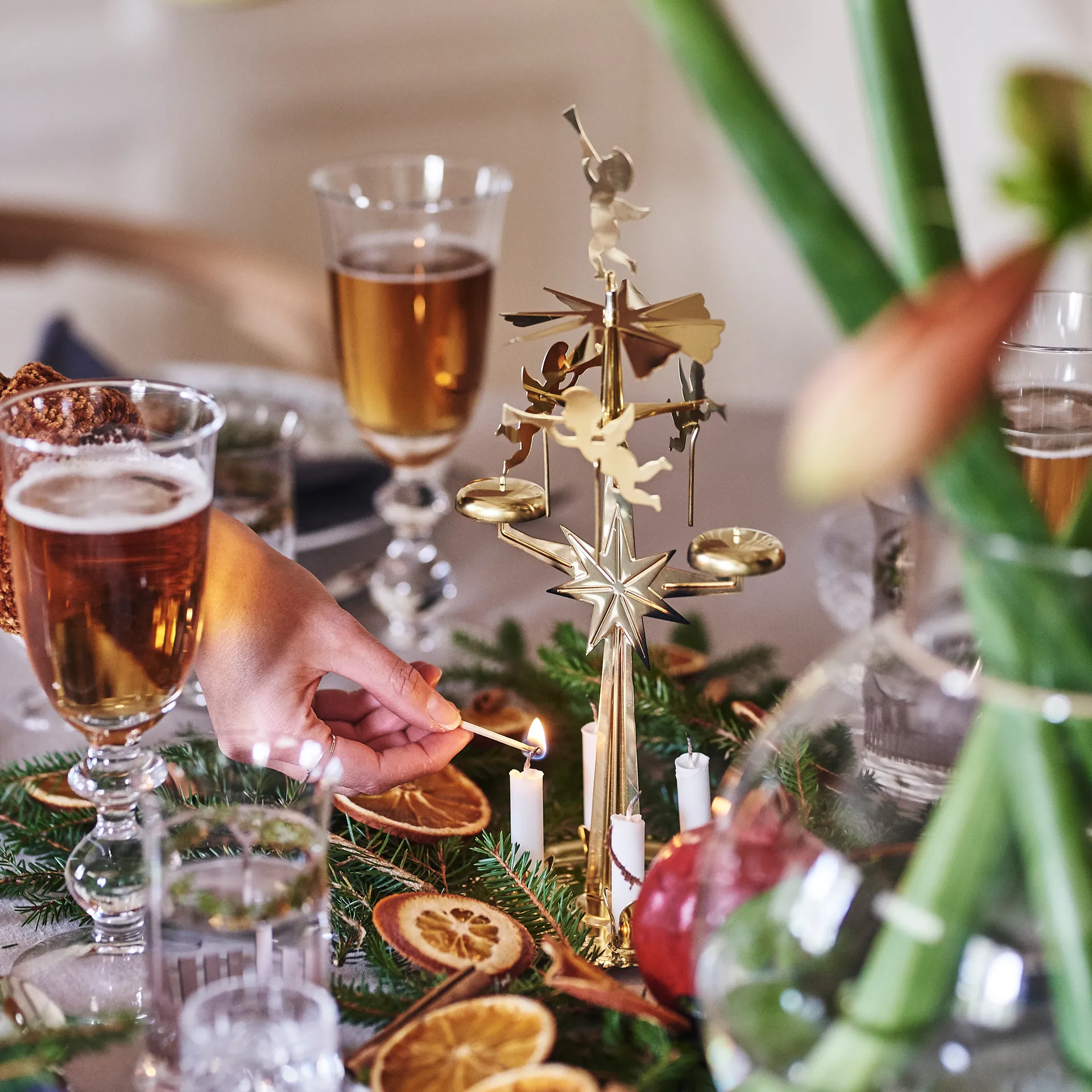 スウェディッシュ エンジェル チャイム, brass Dala Industrier | ダラ インダストリア