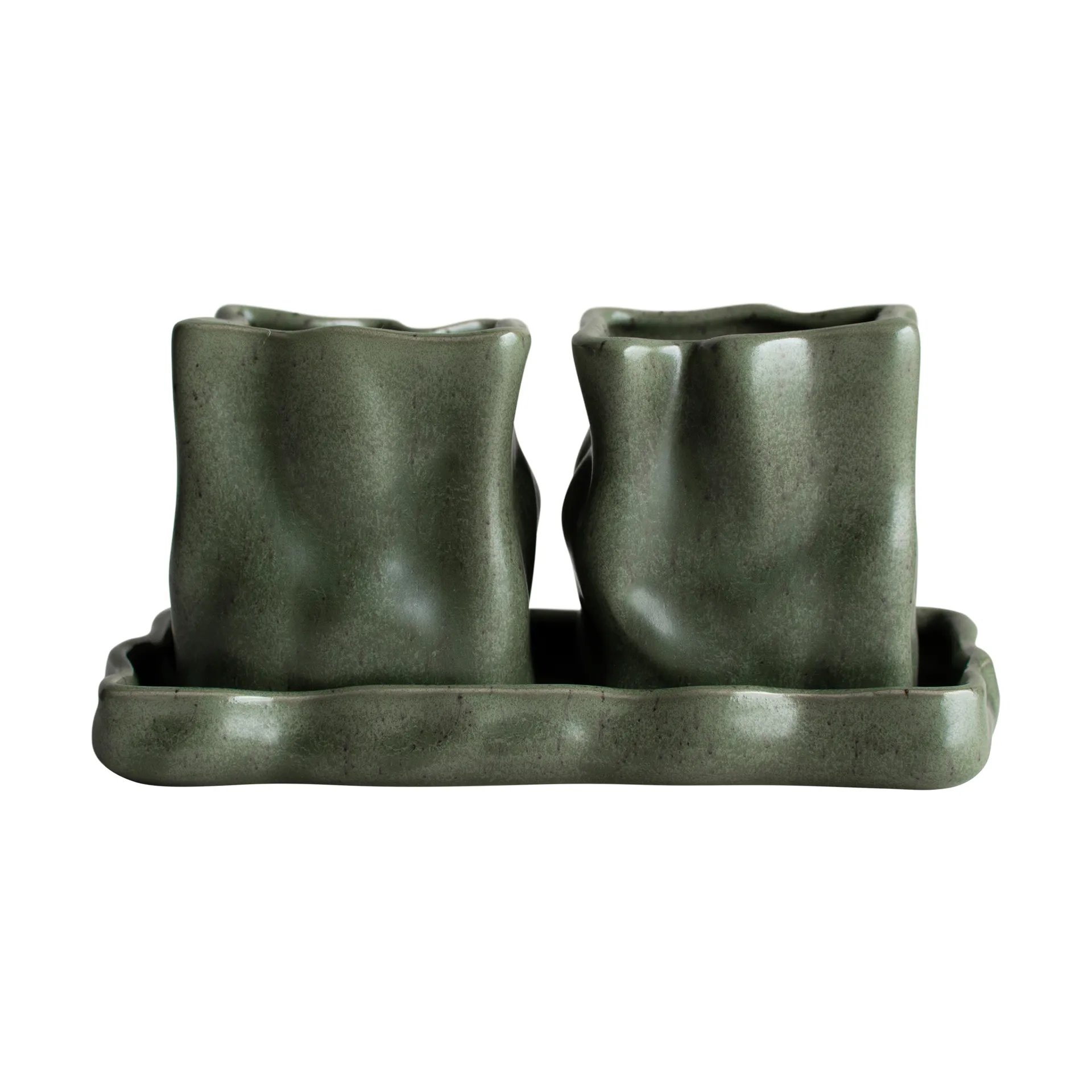 ハーブ用ポット＆トレイ 3点セット, Moss DBKD | ディービーケーディー