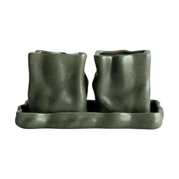 ハーブ用ポット＆トレイ 3点セット - Moss - DBKD | ディービーケーディー