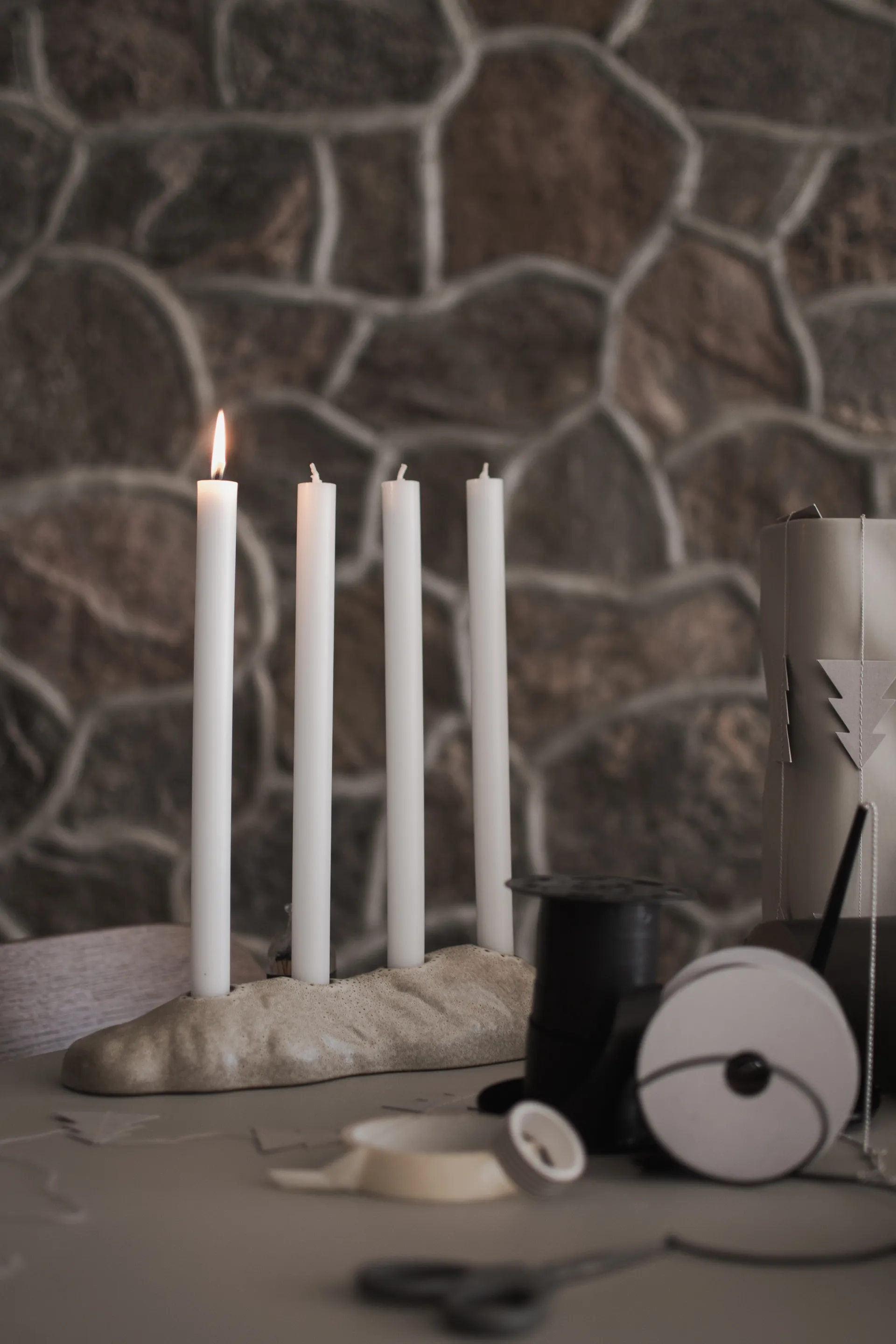 Base advent キャンドルホルダー, Beige DBKD | ディービーケーディー