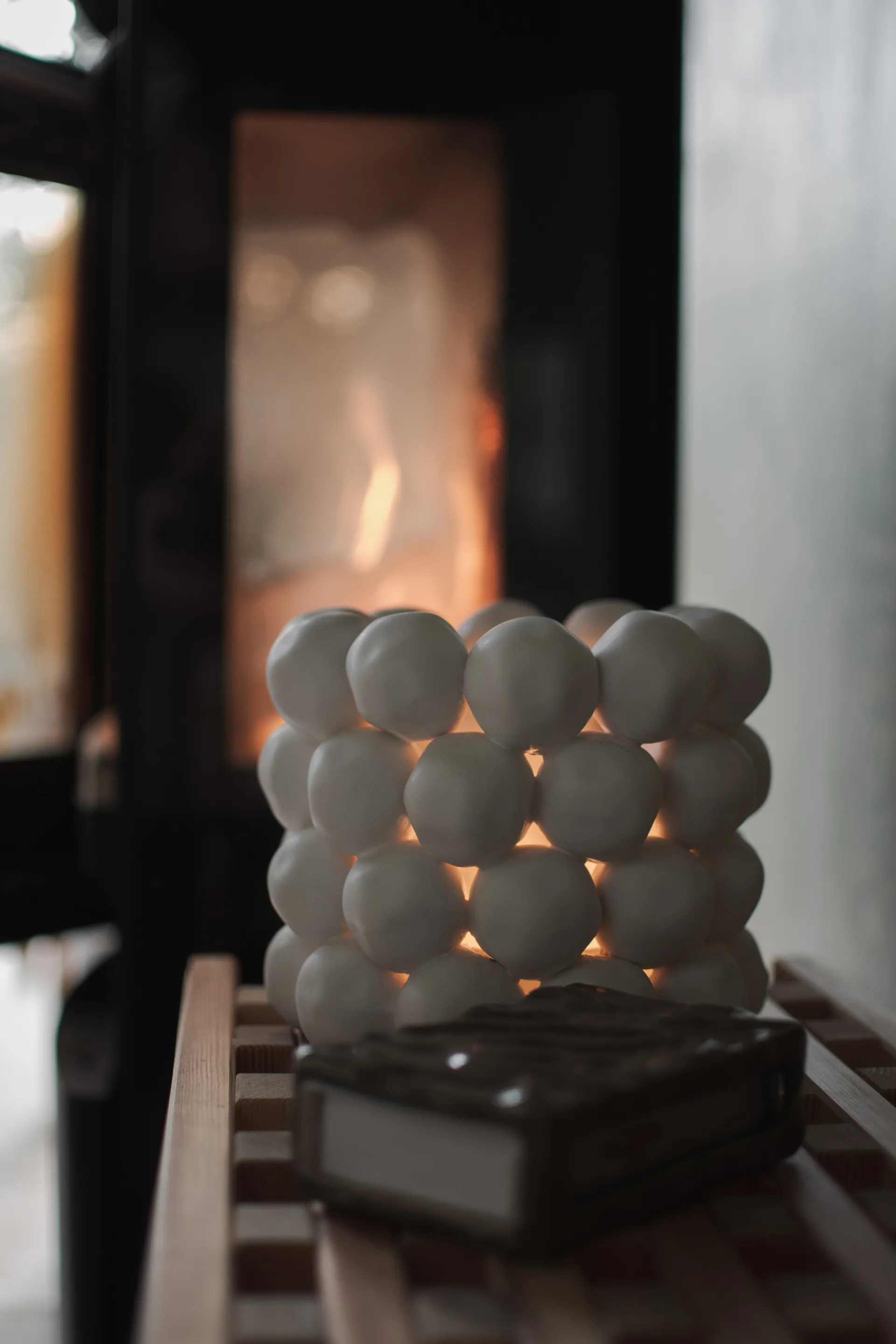 Bright キャンドルランタン Ø17 cm, White DBKD | ディービーケーディー