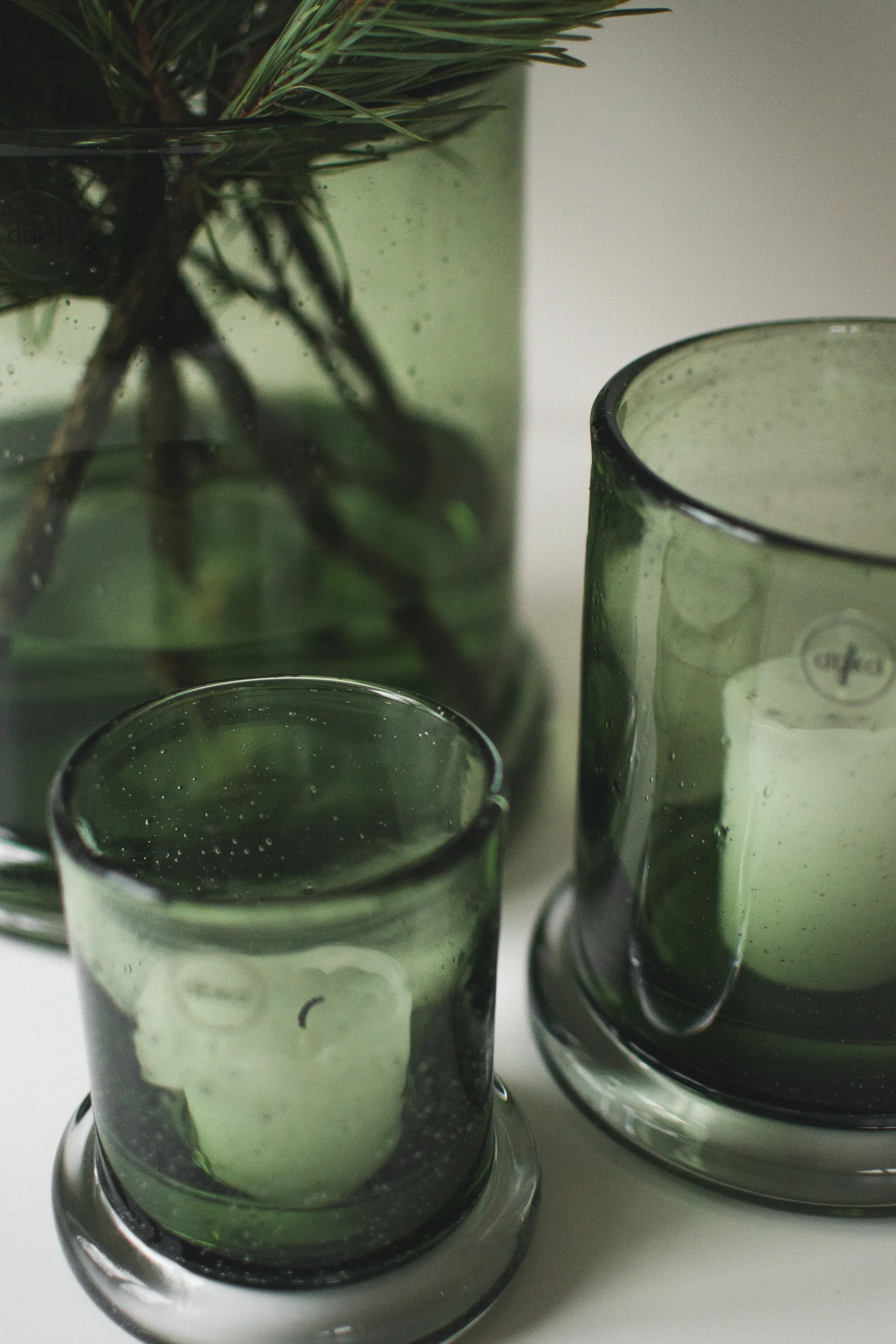 Bubble ティーライトホルダー Ø10 cm, Green DBKD | ディービーケーディー