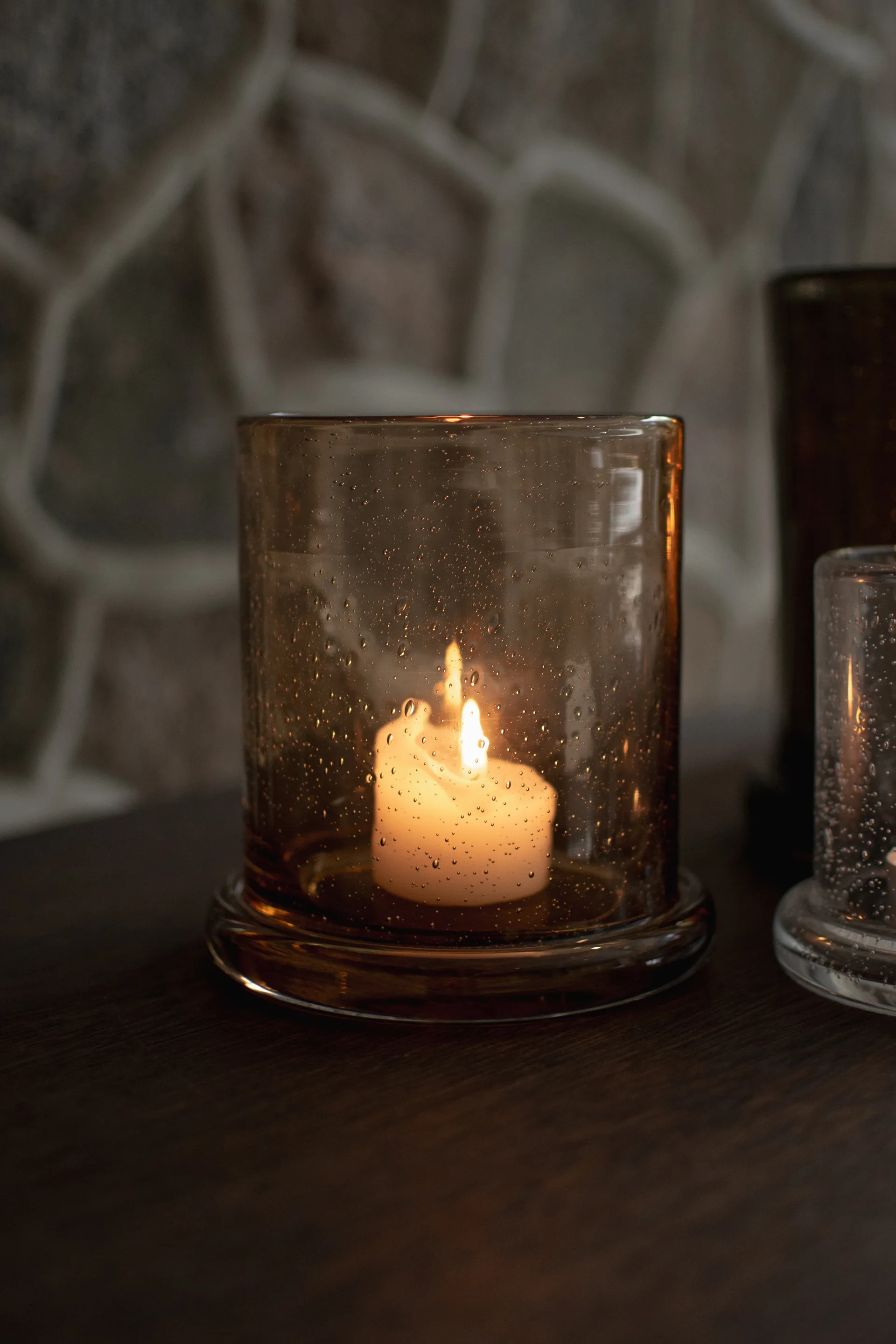 Bubble ティーライトホルダー Ø14 cm, Rust DBKD | ディービーケーディー