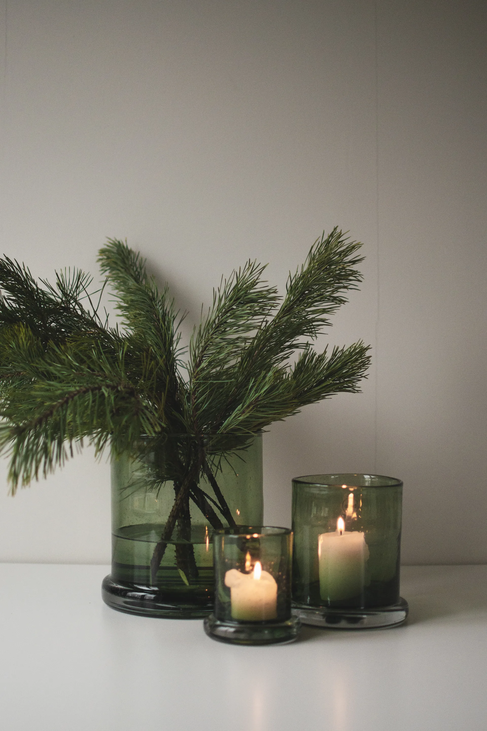 Bubble ティーライトホルダー Ø20 cm, Green DBKD | ディービーケーディー