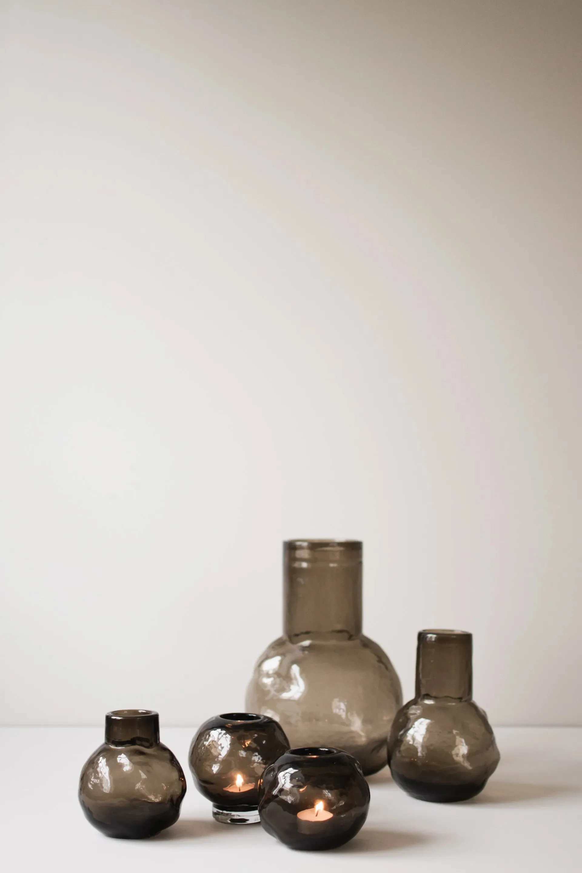 Bunch ミニランタン on foot Ø12 cm, Brown DBKD | ディービーケーディー