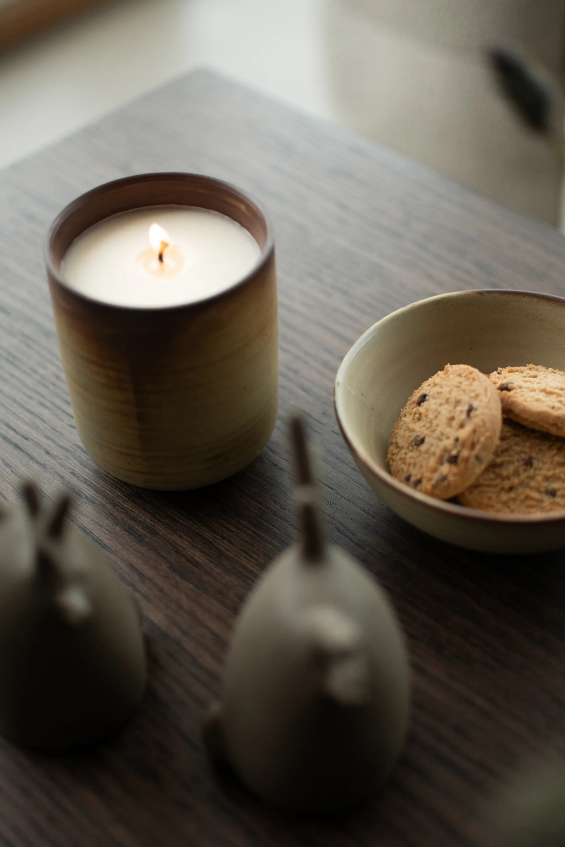 Burn アロマキャンドル 60時間, Cream-brown DBKD | ディービーケーディー