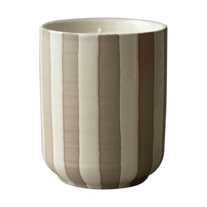 Burn アロマキャンドル 60 h - Stripe cream - DBKD | ディービーケーディー