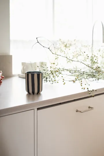 Burn アロマキャンドル 60時間 - Stripe black - DBKD | ディービーケーディー