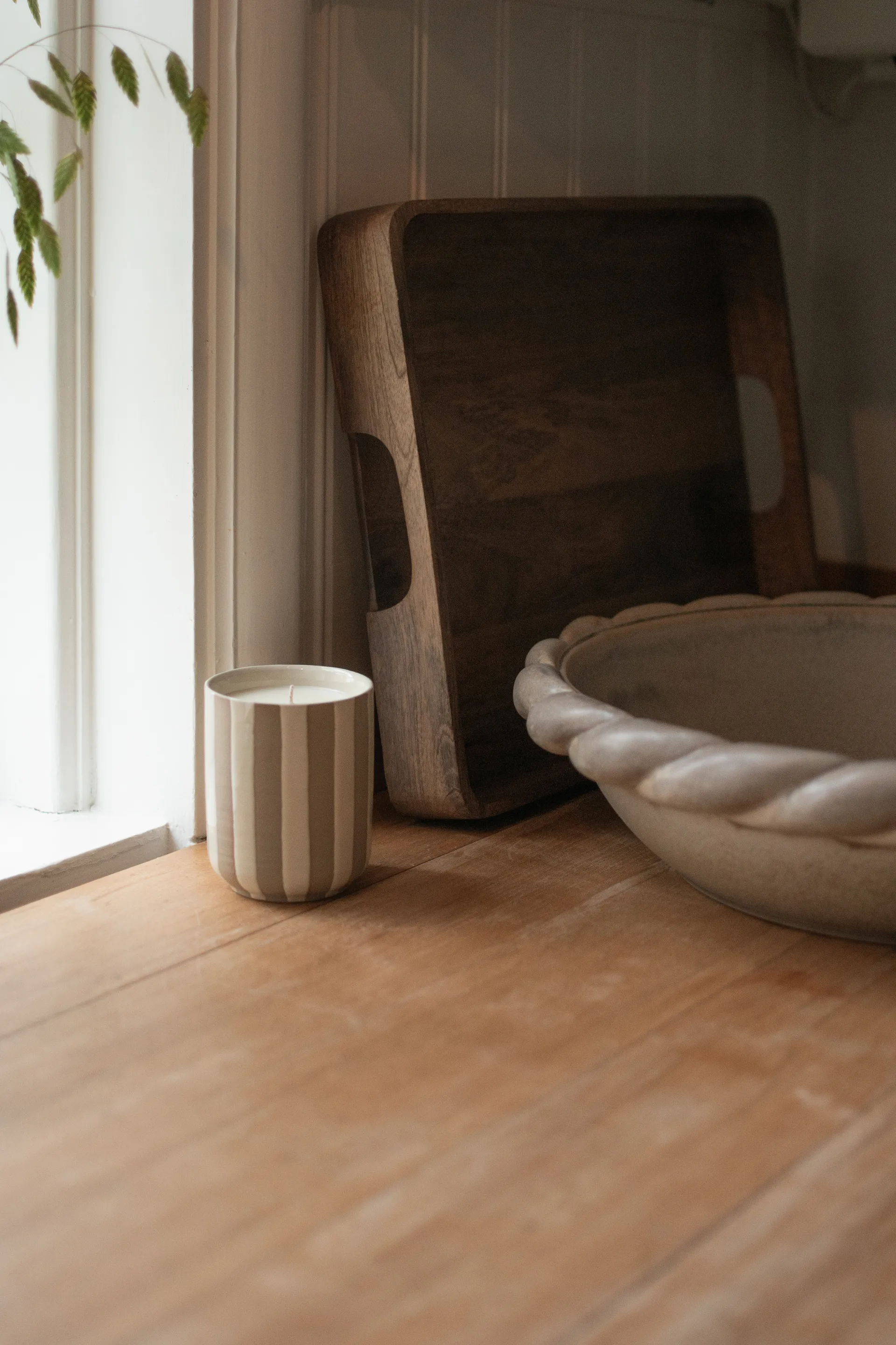 Burn アロマキャンドル 60時間, Stripe cream DBKD | ディービーケーディー