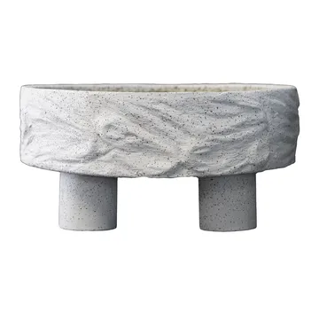 Clay  plate プレート on leg Ø25 cm - sand - DBKD | ディービーケーディー