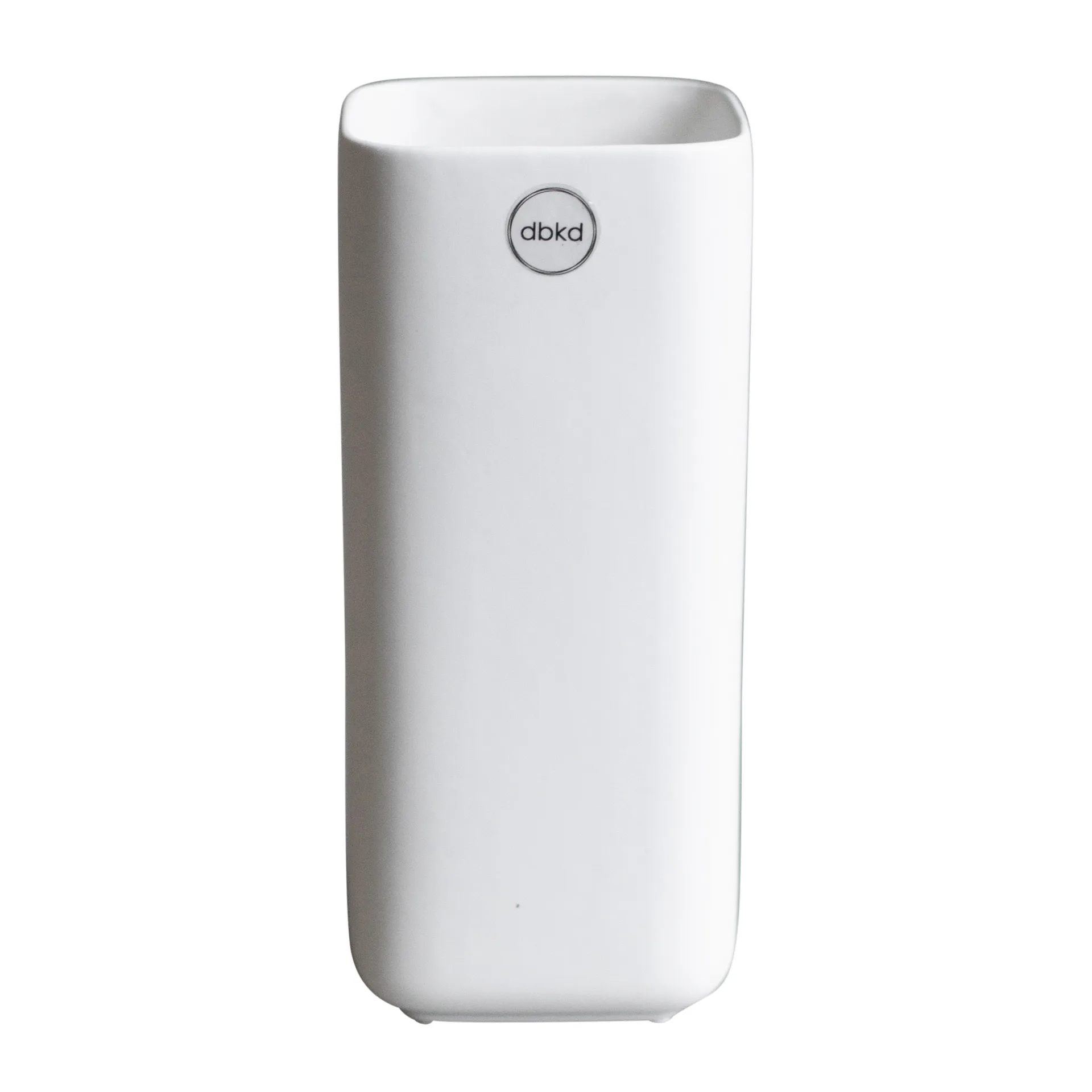 Cube 花瓶 20 cm, Matte white DBKD | ディービーケーディー