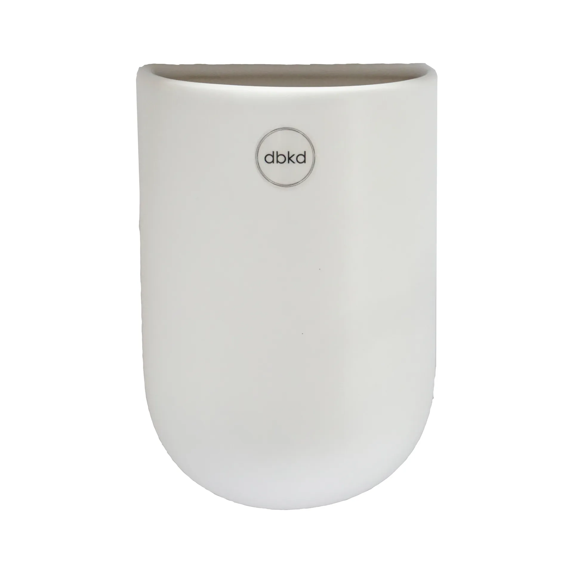 Cut wall-hang 植木鉢 ホワイト, medium DBKD | ディービーケーディー