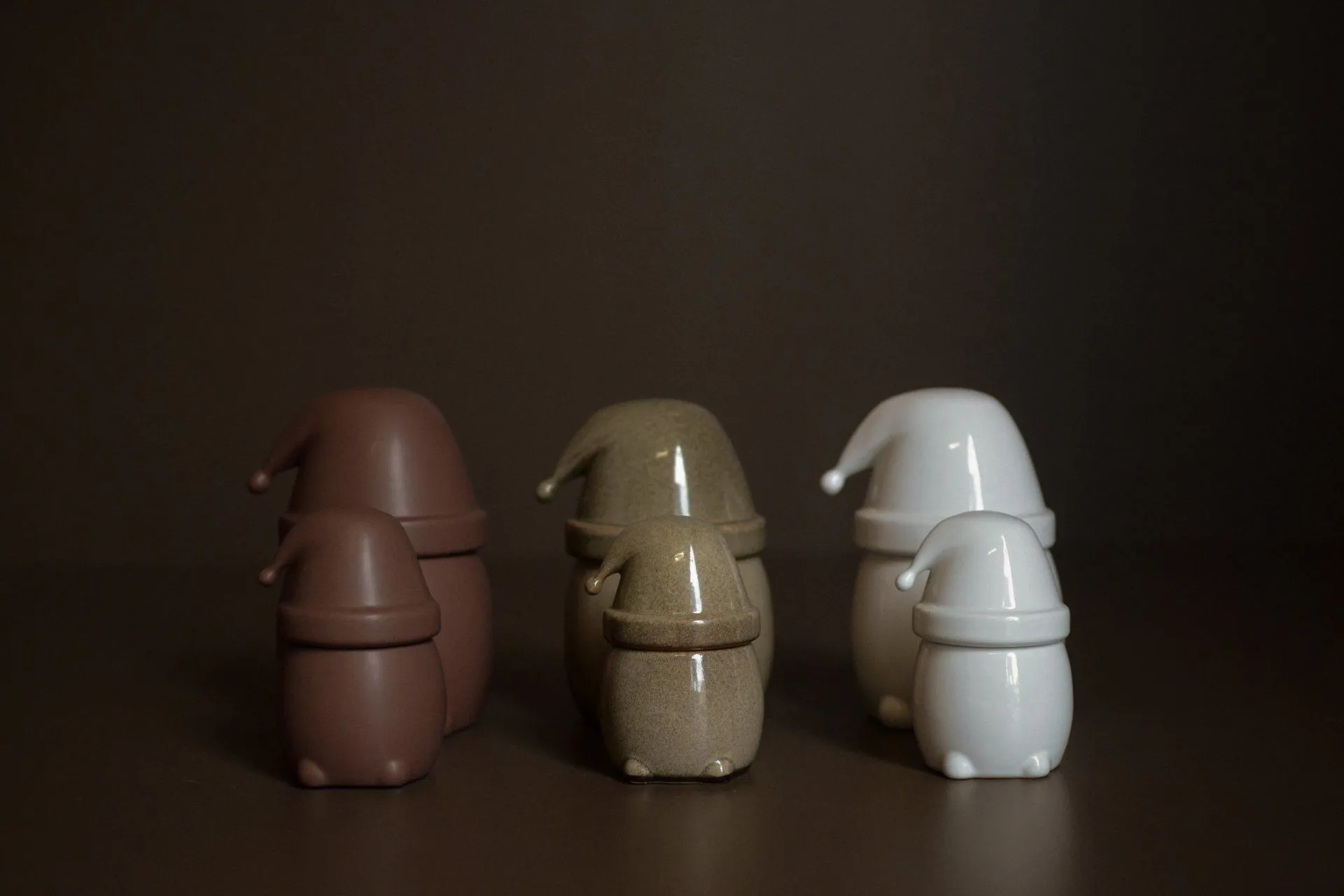 Eating サンタ 蓋付きジャー L, Maroon DBKD | ディービーケーディー