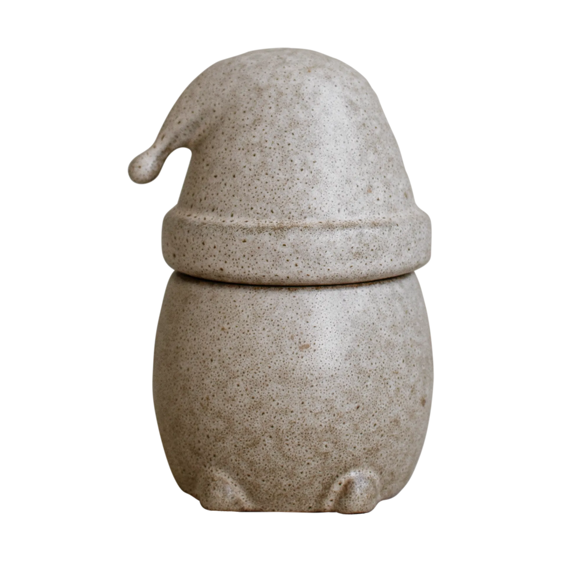 Eating サンタ 蓋付きジャー S, Beige DBKD | ディービーケーディー