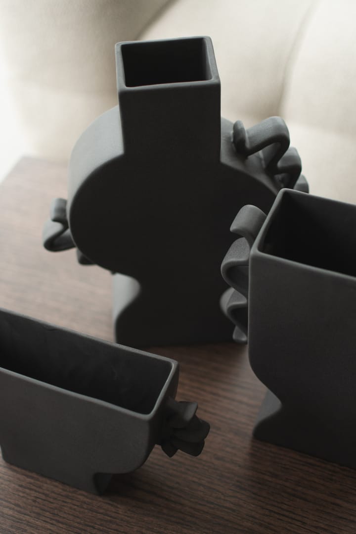 Flat 花瓶 33 cm, Black DBKD | ディービーケーディー