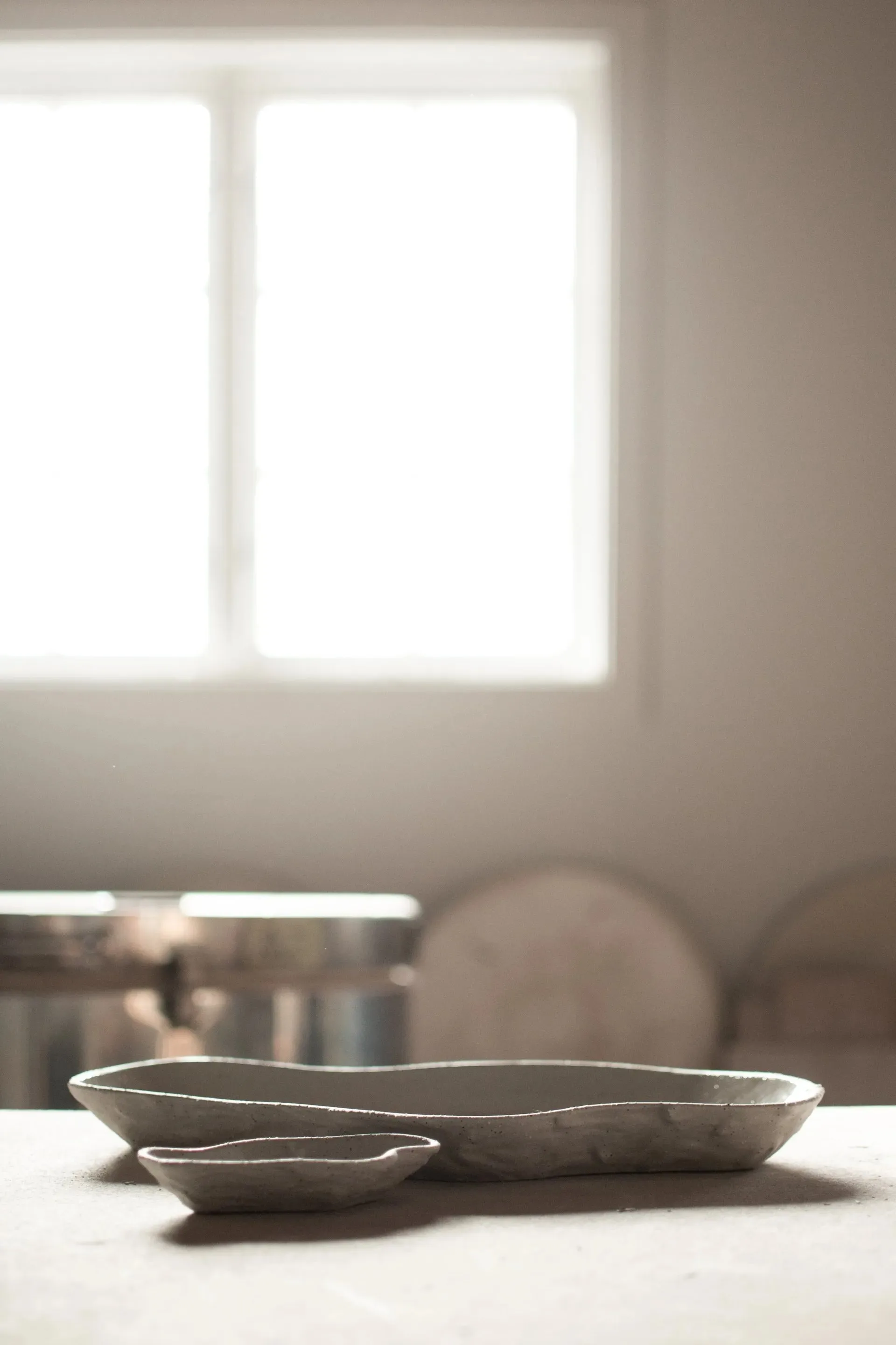 Flow ソーサー small 9x14 cm, Sand DBKD | ディービーケーディー