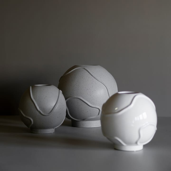 Form 花瓶 Ø18 cm - shiny white - DBKD | ディービーケーディー