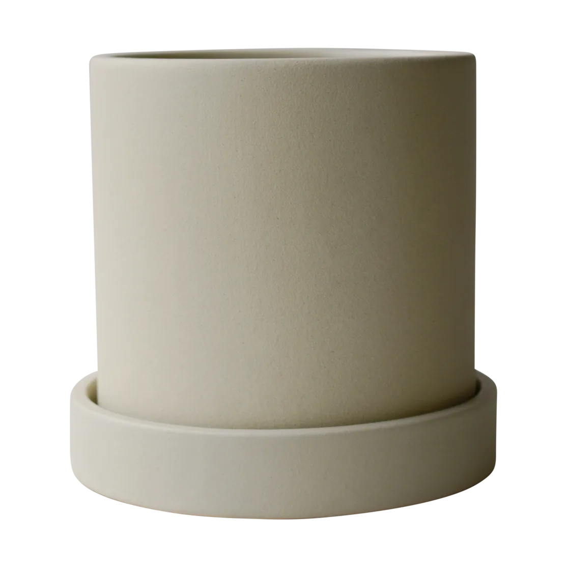 Grow 受け皿付 植木鉢 Ø10 cm, Sandy creme DBKD | ディービーケーディー