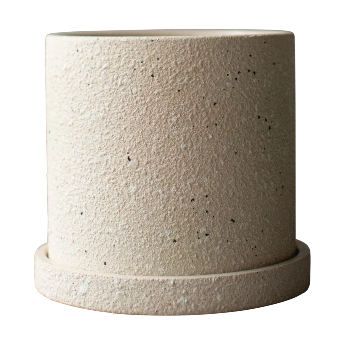 Grow 植木鉢 受け皿付 Ø13 cm, Creme structure DBKD | ディービーケーディー