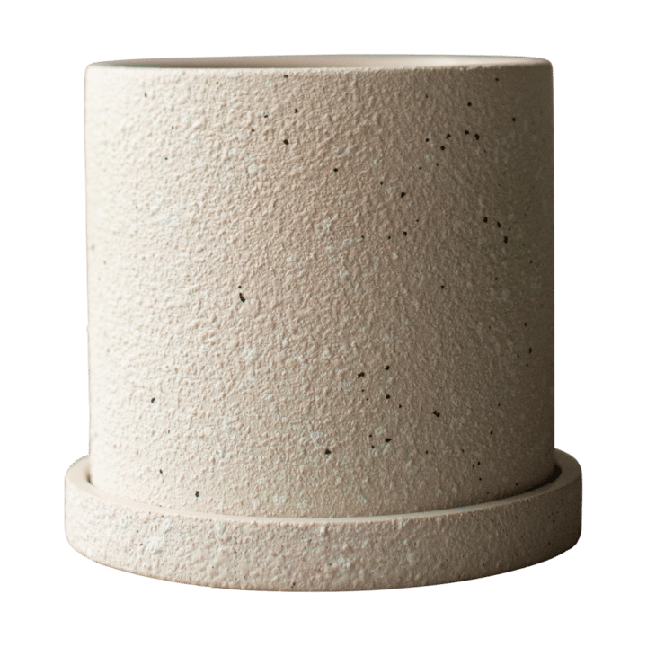 Grow 植木鉢 受け皿付 Ø13 cm - Creme structure - DBKD | ディービーケーディー