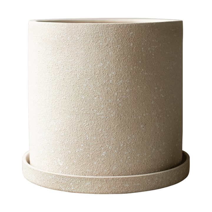 Grow pot Ø30 cm 受け皿込み - Creme structure - DBKD | ディービーケーディー