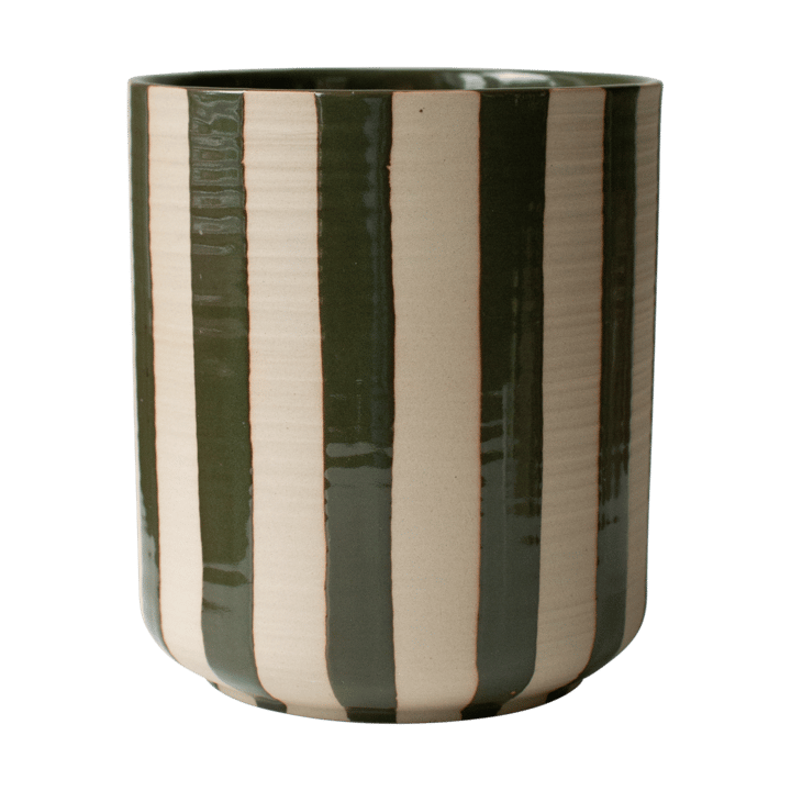 Line 鉢 Ø14x16 cm - Stripe Green - DBKD | ディービーケーディー