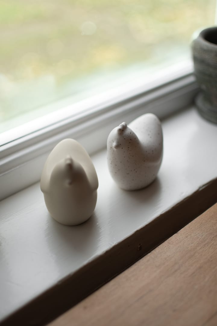 Mini hens 8 cm, White dot DBKD | ディービーケーディー