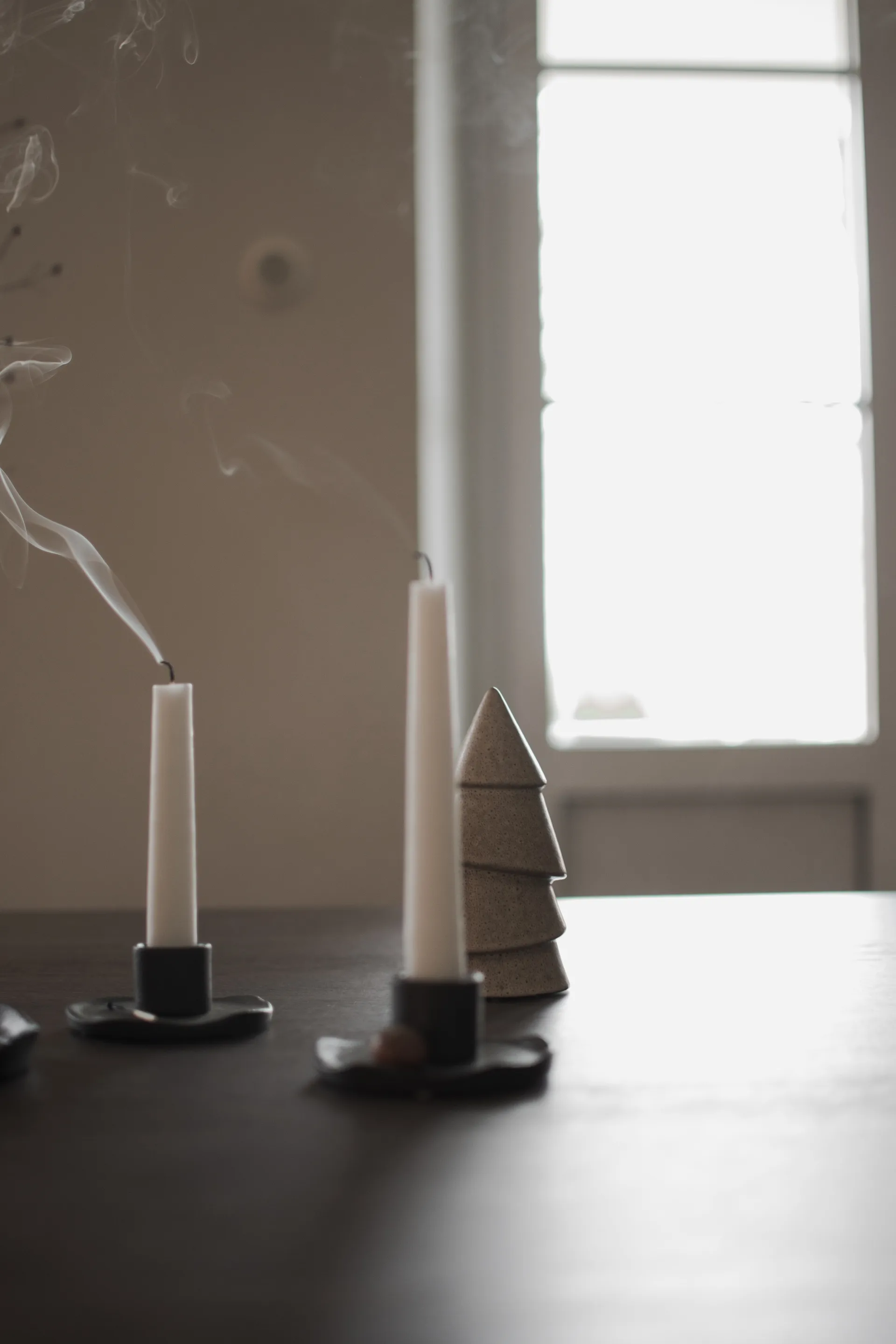 Narrow クリスマスツリー beige, Large 14 cm DBKD | ディービーケーディー