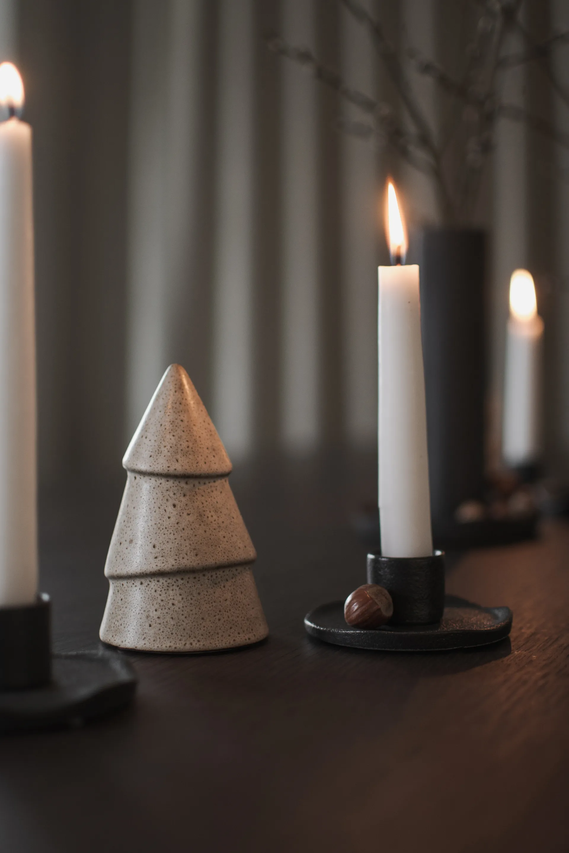 Narrow クリスマスツリー beige, Small 11 cm DBKD | ディービーケーディー