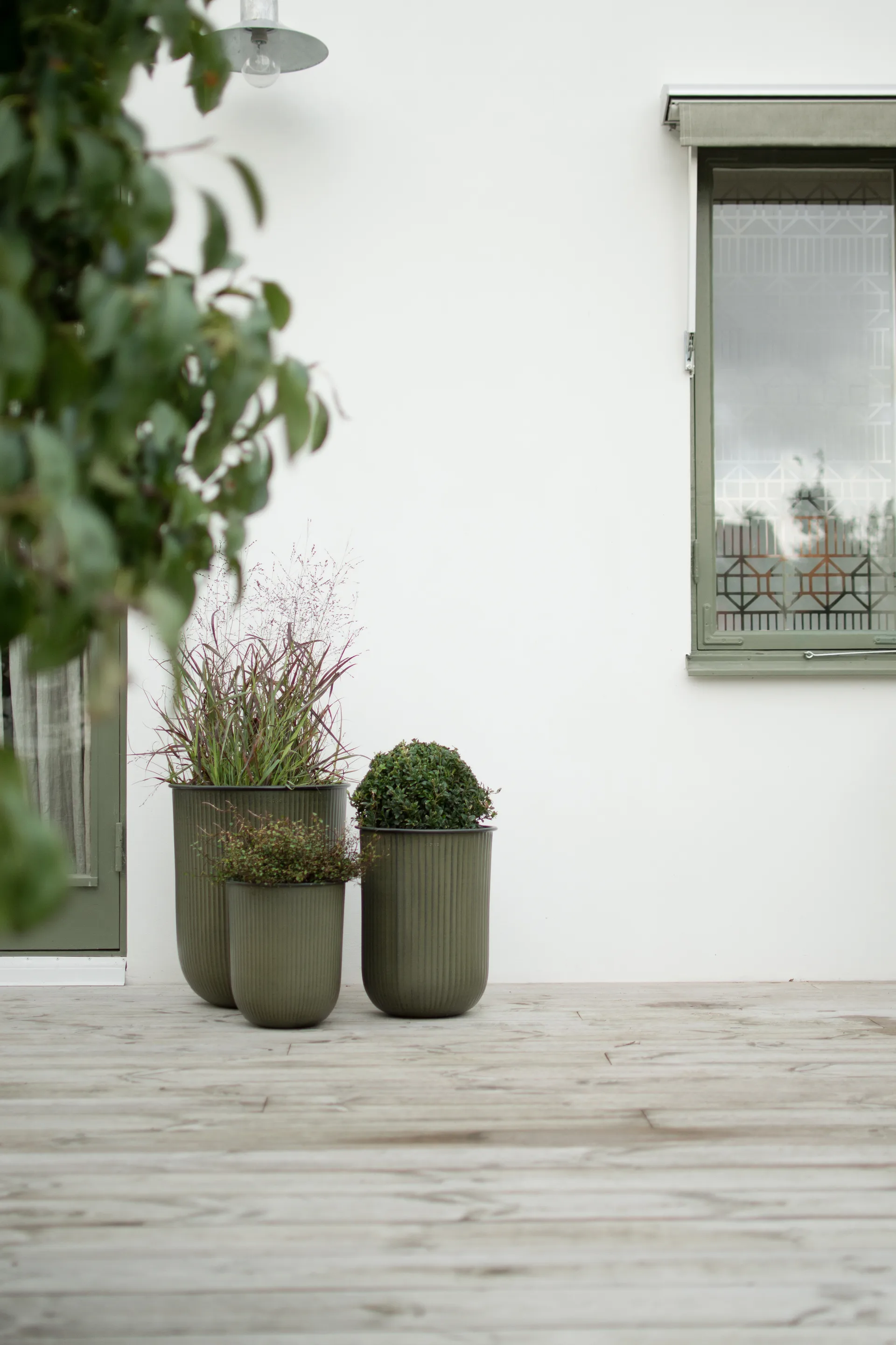 Out stripe 植木鉢 3個セット, Green DBKD | ディービーケーディー