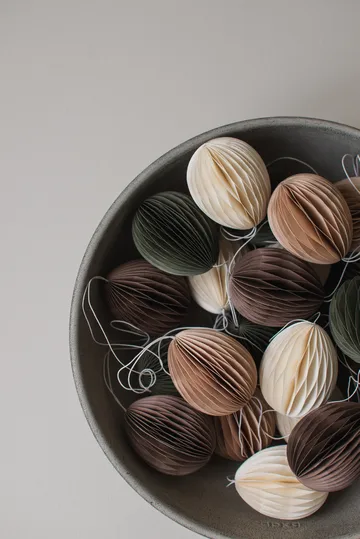 Ovoid イースターデコレーションペーパー 7 cm - Sand - DBKD | ディービーケーディー