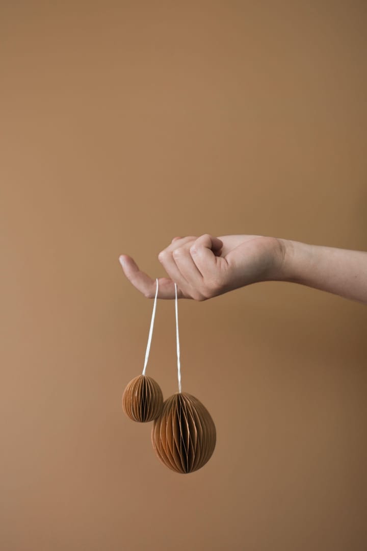 Ovoid ペーパーイースター デコレーション small 4 cm, Terracotta DBKD | ディービーケーディー