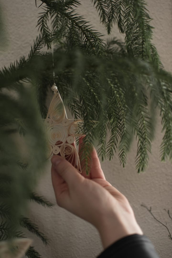Paper star クリスマスデコレーション 10.5 cm, White DBKD | ディー�ビーケーディー