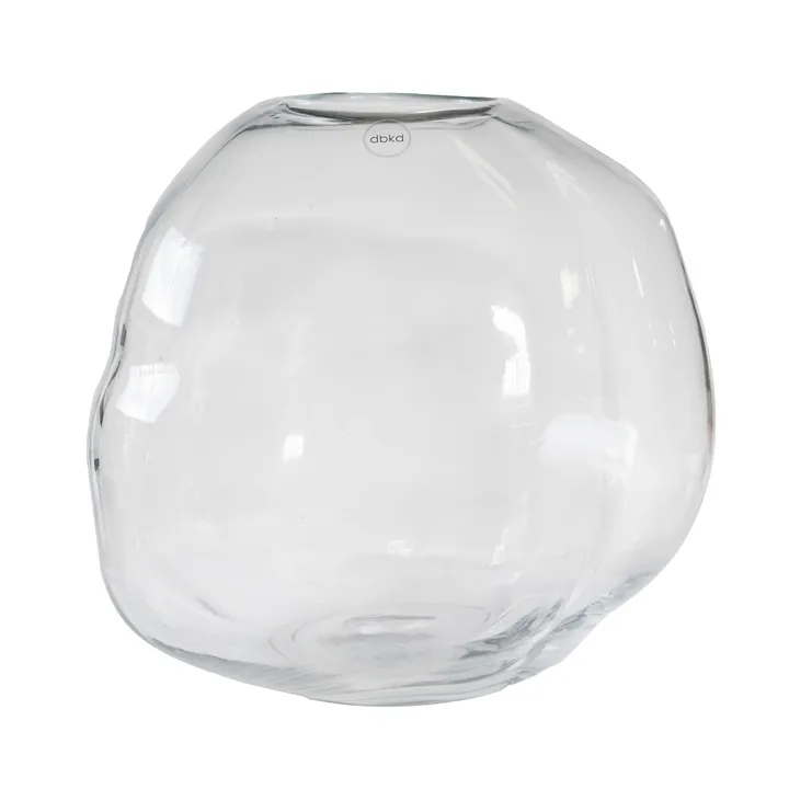 Pebble 花瓶 - Transparent, large Ø28 cm - DBKD | ディービーケーディー