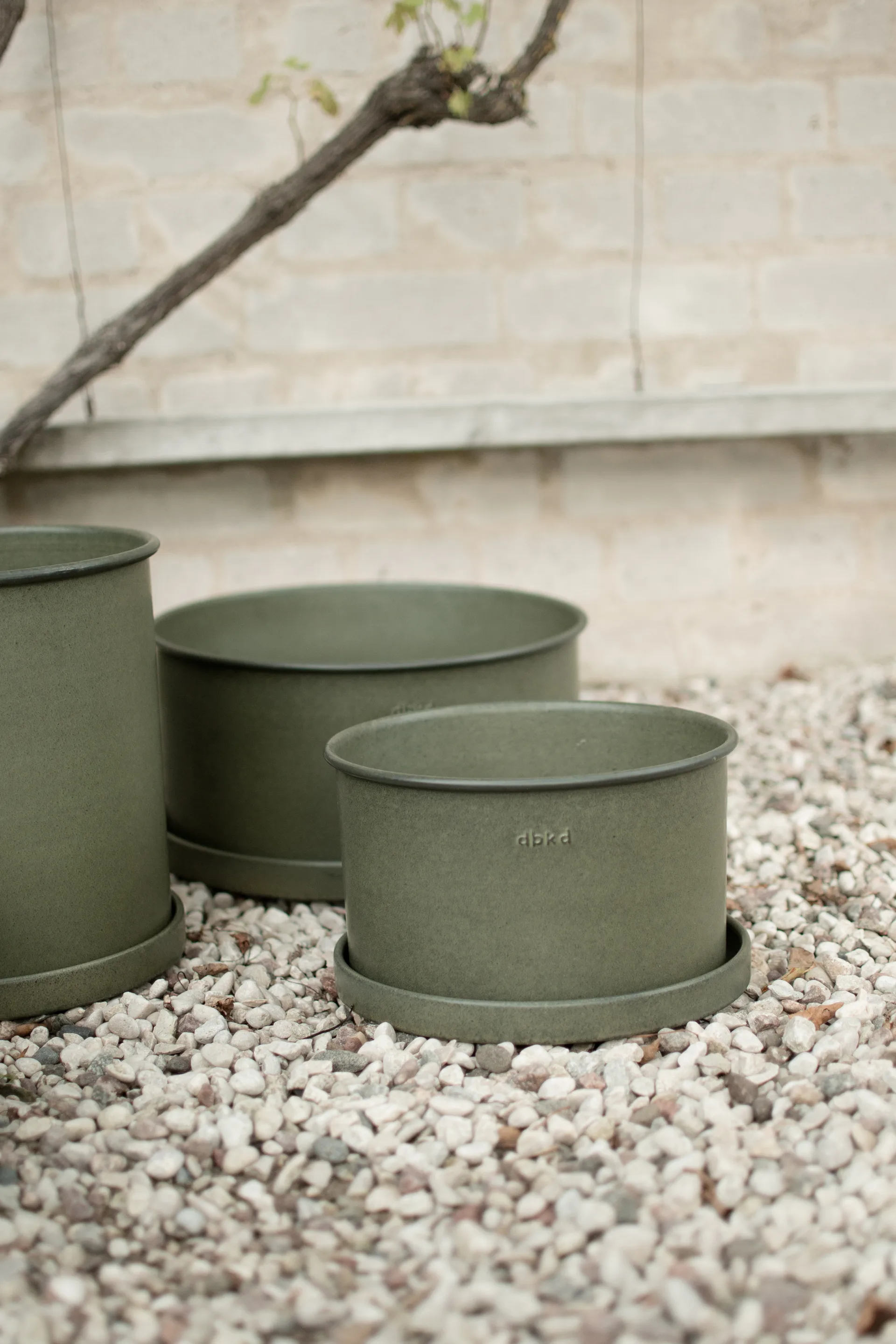 Plant ボウル 植木鉢 2個, Green DBKD | ディービーケーディー